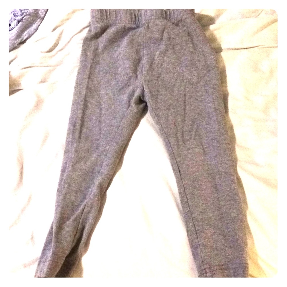Hanna andersson grey gray leggings